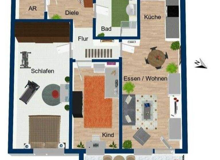 Wohnung zum Kauf 445.000 € 3 Zimmer 74 m² 1. Geschoss Schwaig Schwaig bei Nürnberg 90571