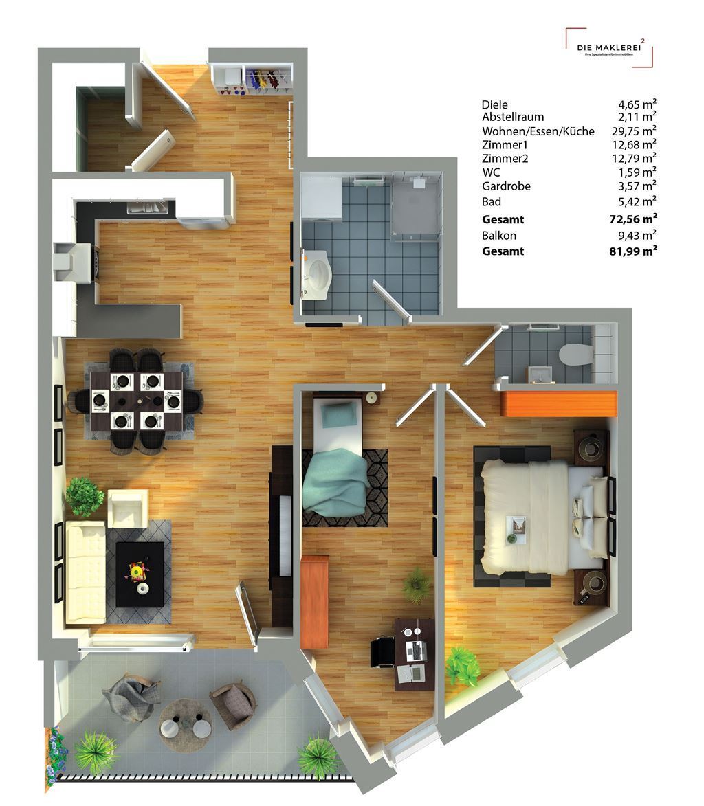 Wohnung zum Kauf 475.000 € 3 Zimmer 72,6 m²<br/>Wohnfläche Kufstein 6330