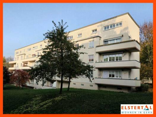 Wohnung zur Miete nur mit Wohnberechtigungsschein 215 € 2 Zimmer 45 m² EG Ulmenhof 5 Innenstadt Gera 07546