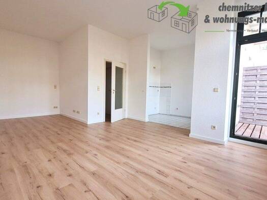 Wohnung zur Miete 200 € 1 Zimmer 36 m² 2. Geschoss Barbarossastraße 69 Kaßberg Chemnitz / Kaßberg 09112