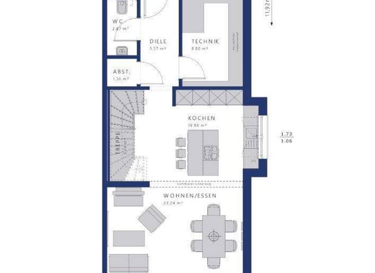 Doppelhaushälfte zum Kauf provisionsfrei 867.000 € 5 Zimmer 148,1 m² 335 m² Grundstück Sielmingen Filderstadt 70794