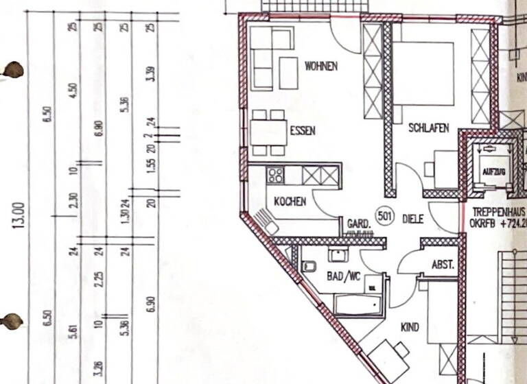Wohnung zum Kauf provisionsfrei 210.000 € 3 Zimmer 71,1 m²<br/>Wohnfläche EG<br/>Geschoss Zwergsteigstrasse 18 Villingen Villingen-Schwenningen 78048