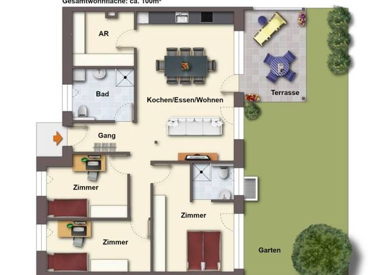 Wohnung zum Kauf 695.000 € 4 Zimmer 100 m² EG Lorüns 118b Lorüns 6700