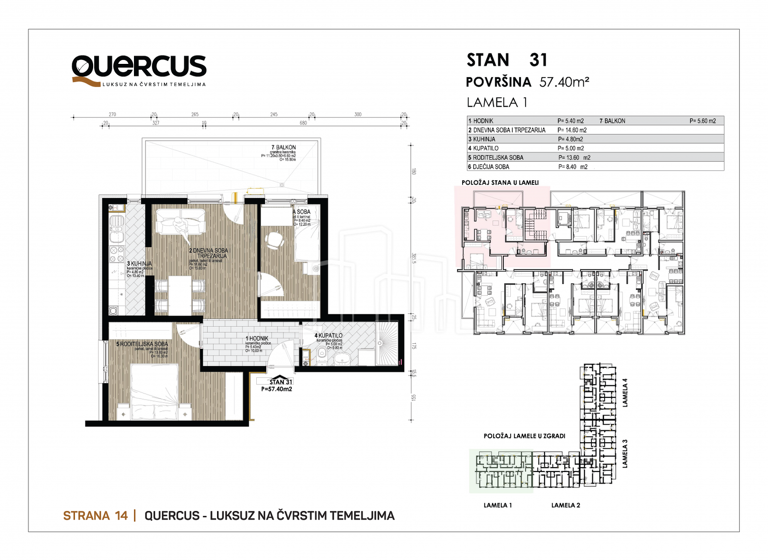 Wohnung zum Kauf 2 Zimmer 6. Geschoss Sarajevo 71000