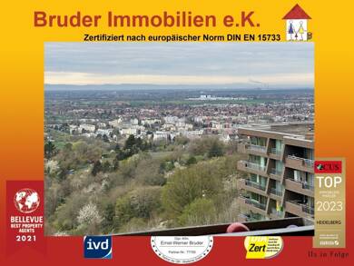 Wohnung zum Kauf provisionsfrei 275.000 € 4 Zimmer 9. Geschoss Emmertsgrund Heidelberg 69126