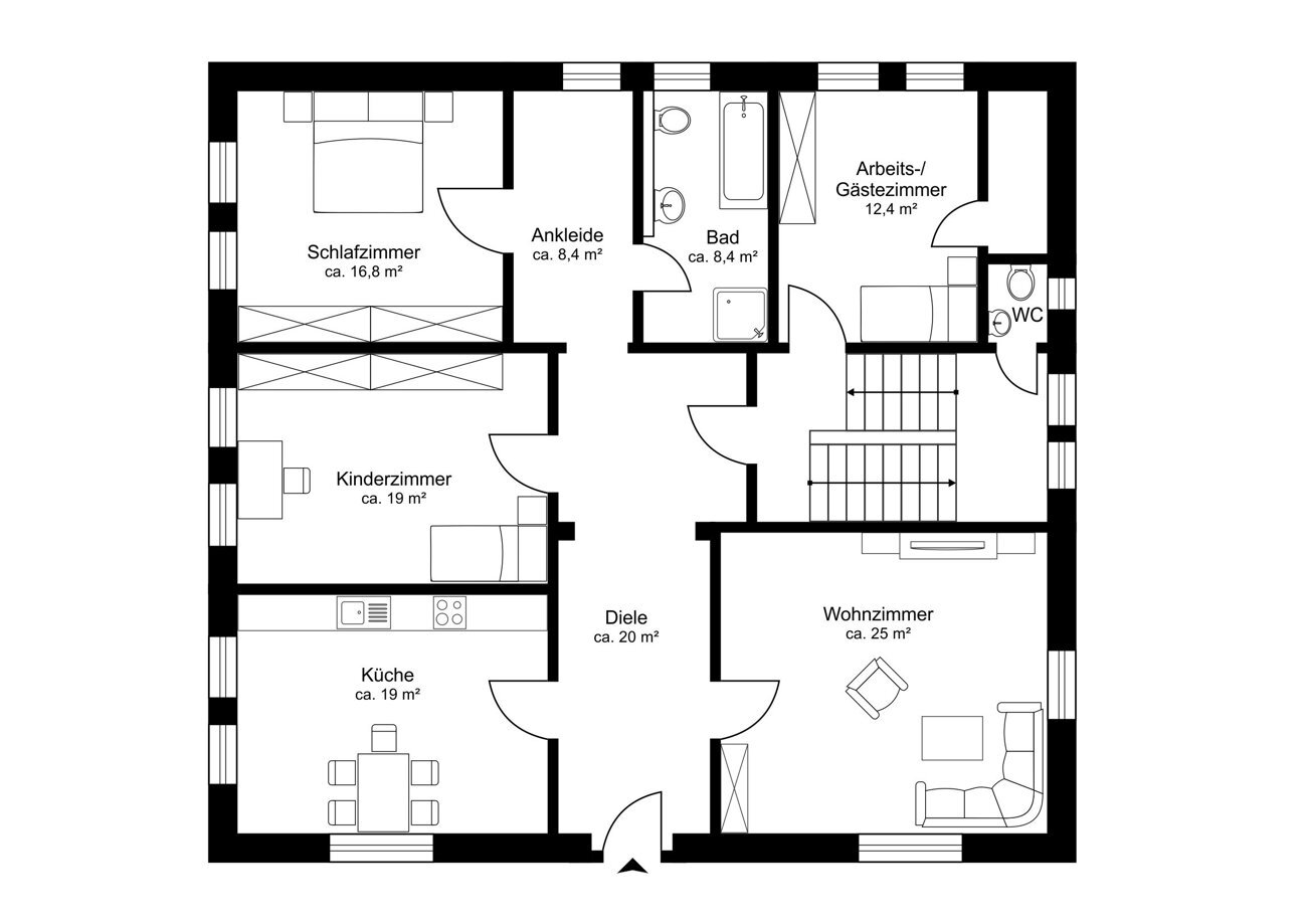 Mehrfamilienhaus zum Kauf 599.000 € 10 Zimmer 260 m²<br/>Wohnfläche 2.022 m²<br/>Grundstück Oerlinghausen Oerlinghausen 33813