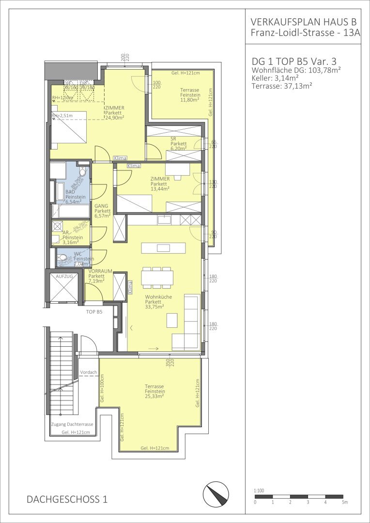 Wohnung zum Kauf provisionsfrei 868.000 € 3,5 Zimmer 103,8 m²<br/>Wohnfläche Franz-Loidl-Straße Wien 1220