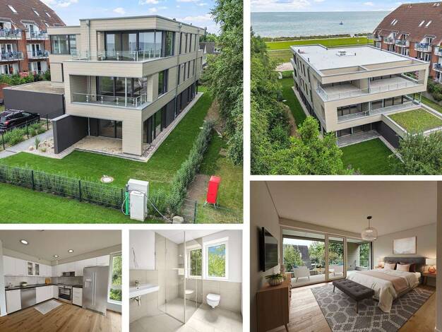 Wohnung zum Kauf - Erstbezug provisionsfrei 836.100 € 3 Zimmer 114,5 m² 1. Geschoss Promenade 41 Schönberger Strand Schönberg 24217