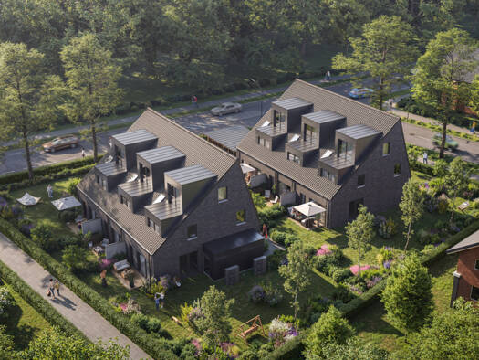 Reihenendhaus zur Miete - Erstbezug 2.560 € 4,5 Zimmer 121,7 m² 410 m² Grundstück frei ab sofort Eißendorf Hamburg / Eißendorf 21075