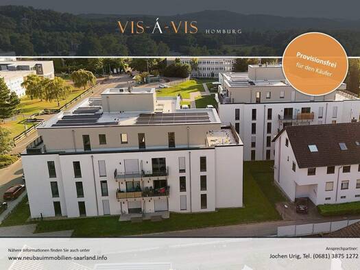 Wohnung zum Kauf - Erstbezug provisionsfrei 341.868 € 3 Zimmer 90,6 m² Homburg 66424