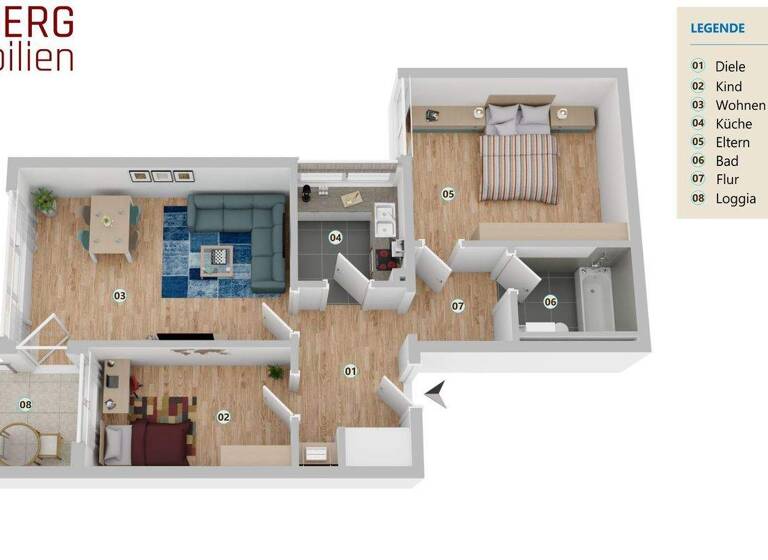 Wohnung zum Kauf 162.060 € 3 Zimmer 73 m² 2. Geschoss Westtünnen Hamm 59069