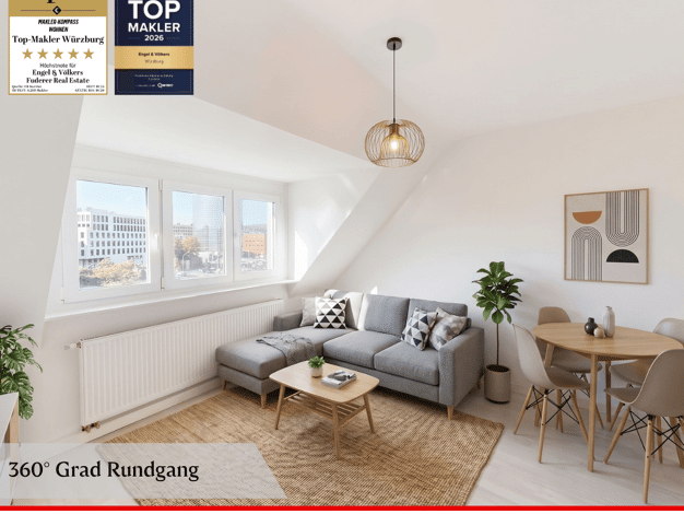 Wohnung zum Kauf 258.000 € 3 Zimmer 56,1 m² Grombühl Würzburg 97080
