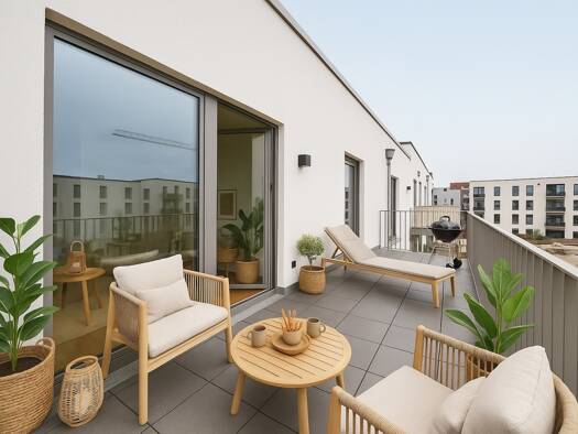 Wohnung zur Miete - Erstbezug 1.325 € 3 Zimmer 85,5 m² 3. Geschoss Bemerode Hannover 30539