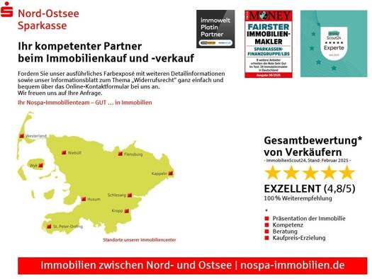 Bungalow zum Kauf provisionsfrei 236.000 € 5 Zimmer 115 m² 1.113 m² Grundstück Wallsbüll 24980