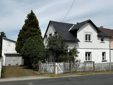Doppelhaushälfte zum Kauf 80.000 € 8 Zimmer 120 m² 791 m² Grundstück Oberpörlitzer Landstraße 4 Unterpörlitz Ilmenau 98693