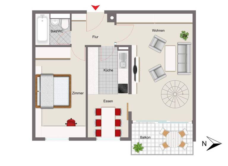 Wohnung zum Kauf 649.000 € 3,5 Zimmer 90 m² Ramersdorf-Perlach München 81737