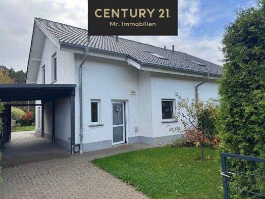 Doppelhaushälfte zum Kauf 360.000 € 4 Zimmer 112 m² 384 m² Grundstück frei ab sofort Borkheide 14822