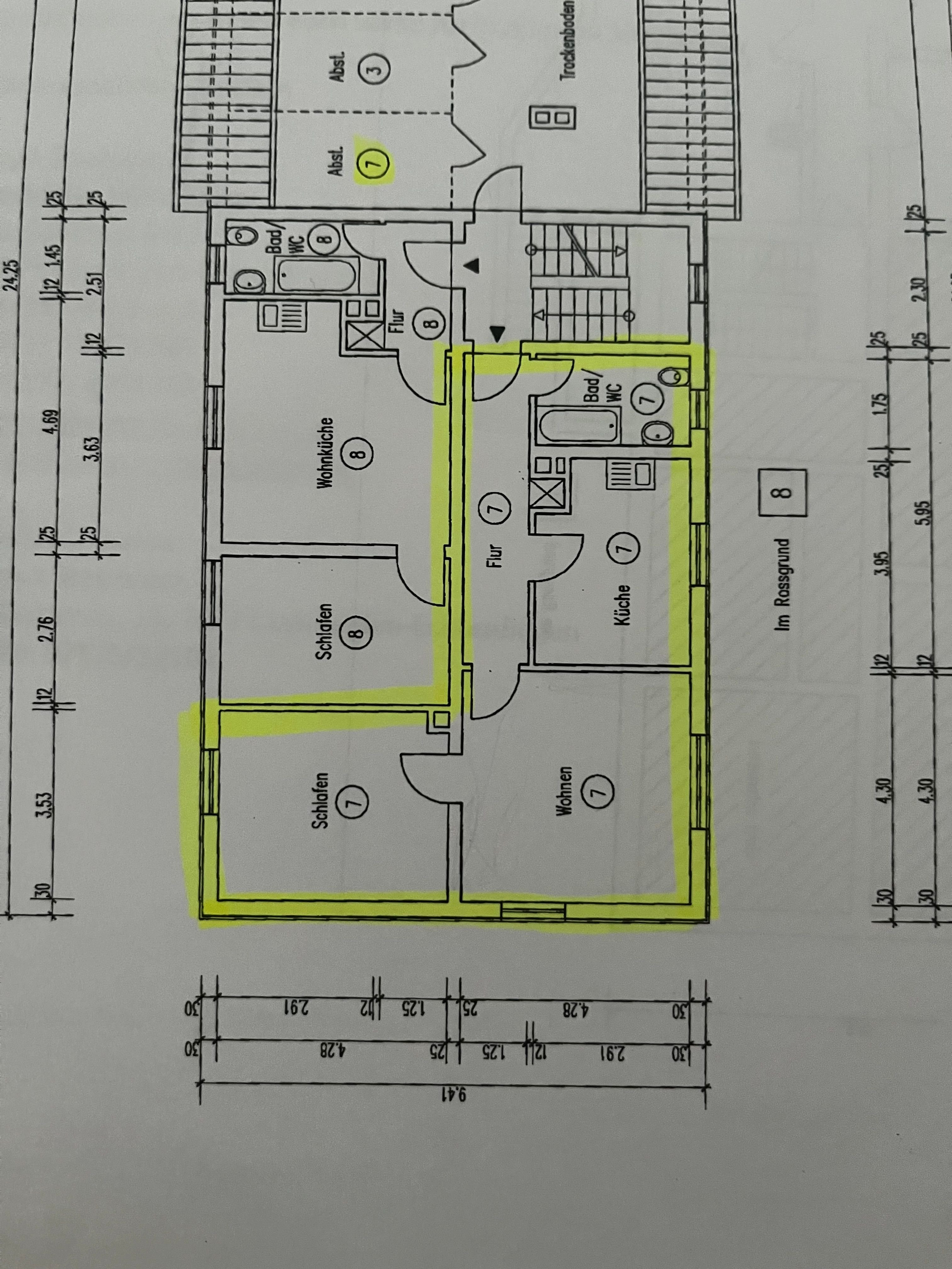 Wohnung zur Miete 530 € 2 Zimmer 57 m²<br/>Wohnfläche 2.<br/>Geschoss Im Roßgrund 8 Stadtgebiet Triberg im Schwarzwald 78098