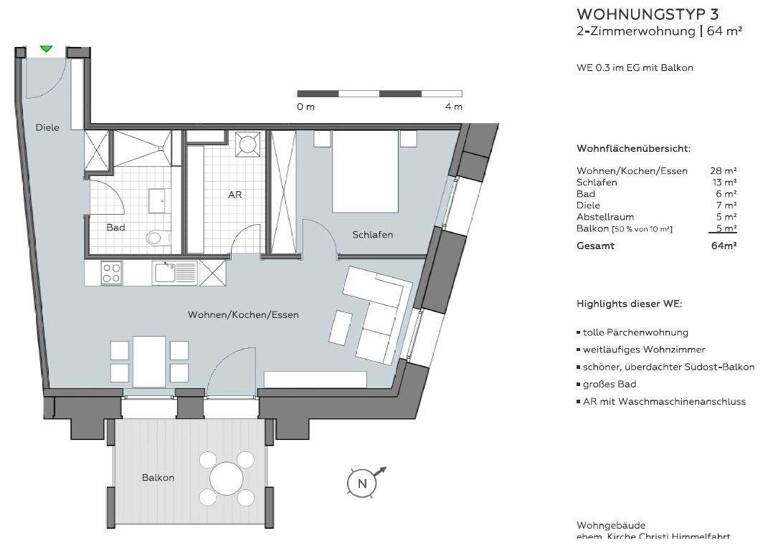 Wohnung zur Miete nur mit Wohnberechtigungsschein 416 € 2 Zimmer 64 m² frei ab sofort Ehrang Trier 54293