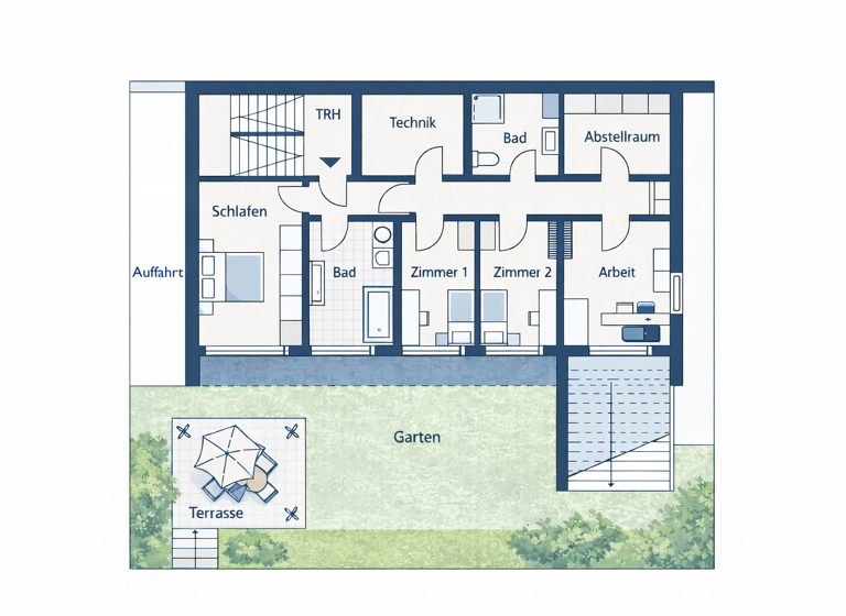 Villa zum Kauf 1.890.000 € 5,5 Zimmer 186 m² 1.218 m² Grundstück Ebersbach Ebersbach an der Fils 73061