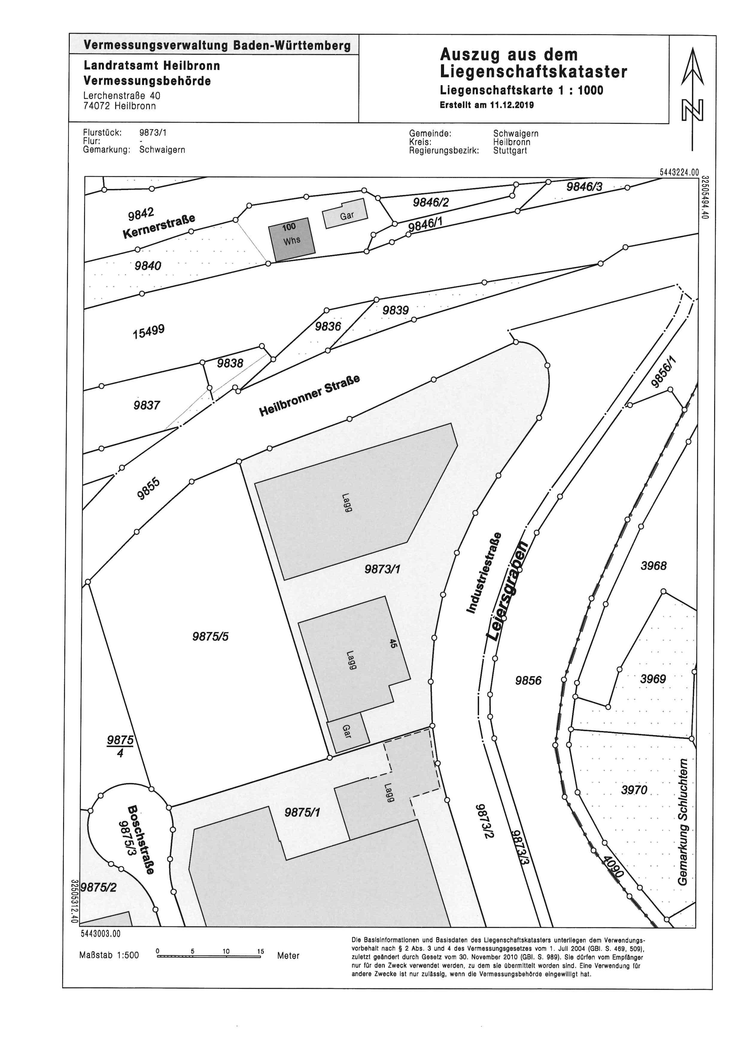 Produktionshalle zum Kauf als Kapitalanlage geeignet 2.300 m²<br/>Fläche Schwaigern Schwaigern 74193