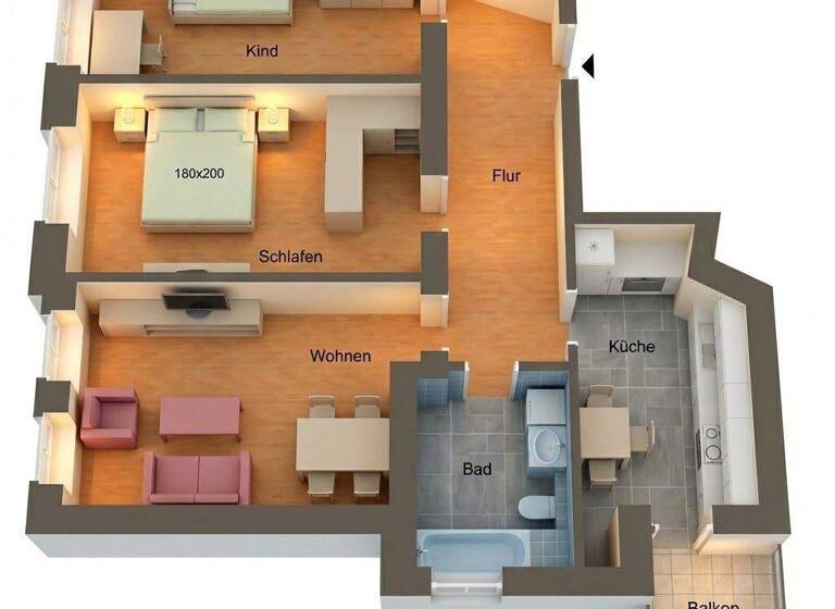 Wohnung zum Kauf 219.000 € 3 Zimmer 79,3 m² EG Ploßstraße 49 Schönefeld-Abtnaundorf Leipzig 04347