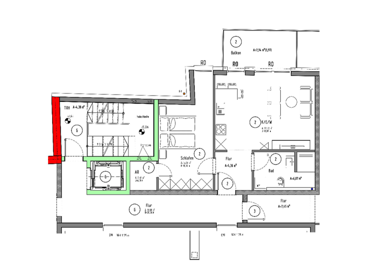 Wohnung zum Kauf provisionsfrei als Kapitalanlage geeignet 238.000 € 54 m² Nikolausufer 57 Kues Bernkastel-Kues 54470