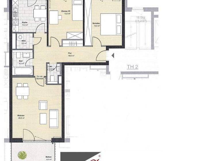 Wohnung zur Miete 1.729 € 3 Zimmer 93,4 m² 3. Geschoss frei ab 01.05.2026 Jürgen-Töpfer-Str. 4 Othmarschen Hamburg 22763