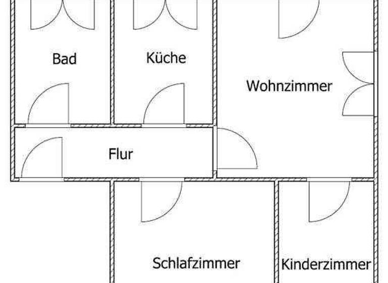Wohnung zur Miete 605 € 3 Zimmer 57,6 m² 2. Geschoss frei ab 18.04.2026 Haeselerstraße 9 Mörsenbroich Düsseldorf 40470