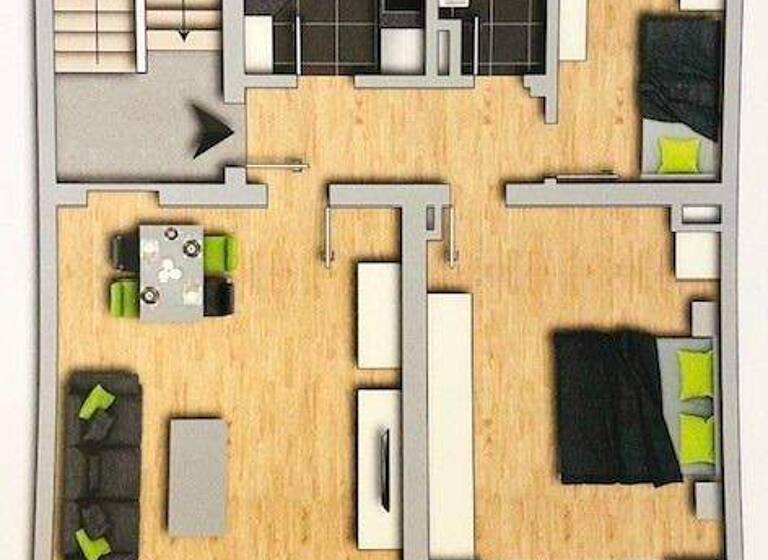 Wohnung zur Miete 850 € 3 Zimmer 79 m² 2. Geschoss Graefestr. 21 Holsterhausen Essen 45147