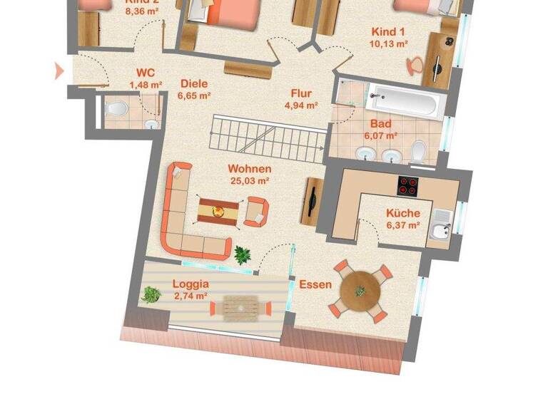 Wohnung zum Kauf 249.000 € 4 Zimmer 121 m² Heidenau 01809