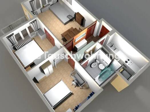Wohnung zur Miete Tauschwohnung 500 € 3 Zimmer 71 m² 3. Geschoss Tempelhof Tempelhof-Schöneberg 12103