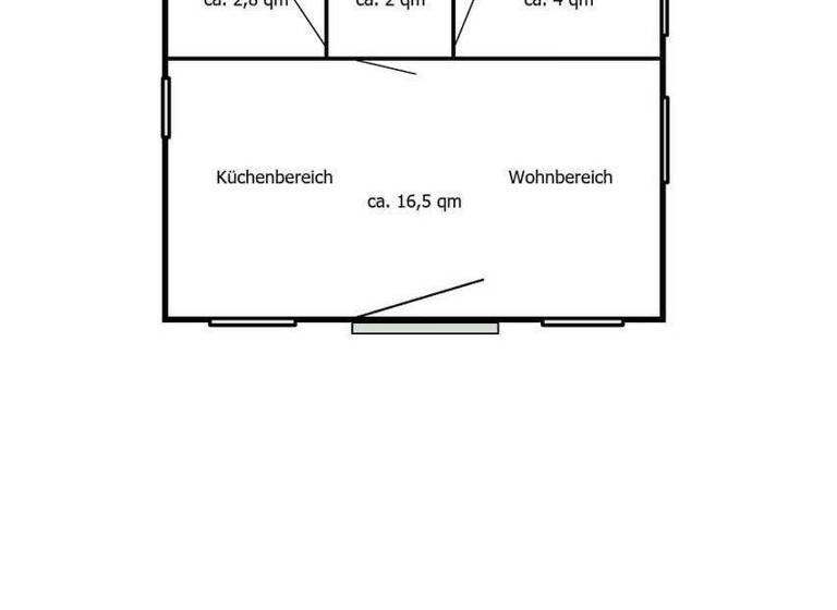 Bungalow zum Kauf provisionsfrei 45.000 € 2 Zimmer 25 m² 375 m² Grundstück An der Wehme 12a Fohrde Havelsee, Pritzerbe 14798