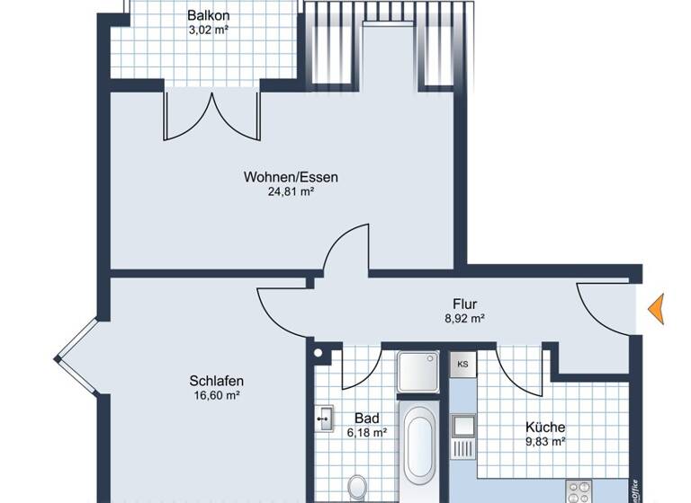 Wohnung zum Kauf 234.000 € 2 Zimmer 69,4 m² Schrobenhausen 86529