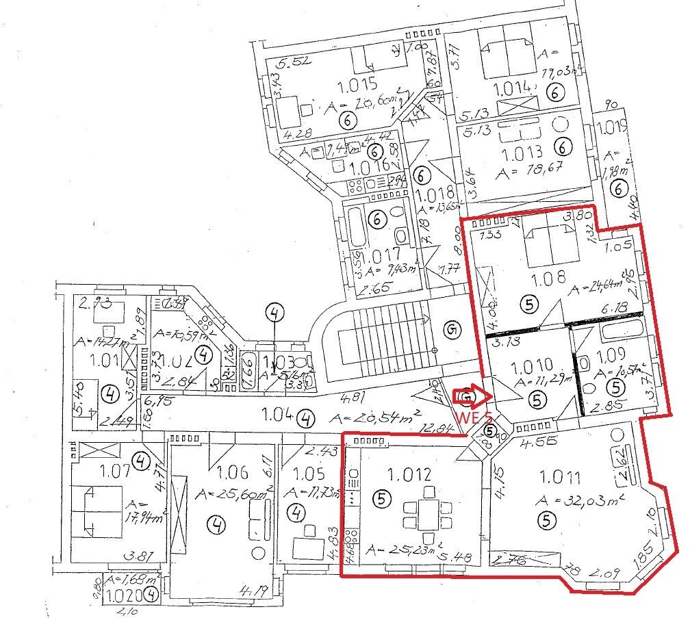 Wohnung zum Kauf 278.000 € 3 Zimmer 107,1 m²<br/>Wohnfläche 1.<br/>Geschoss Giebichenstein Halle (Saale) 06114