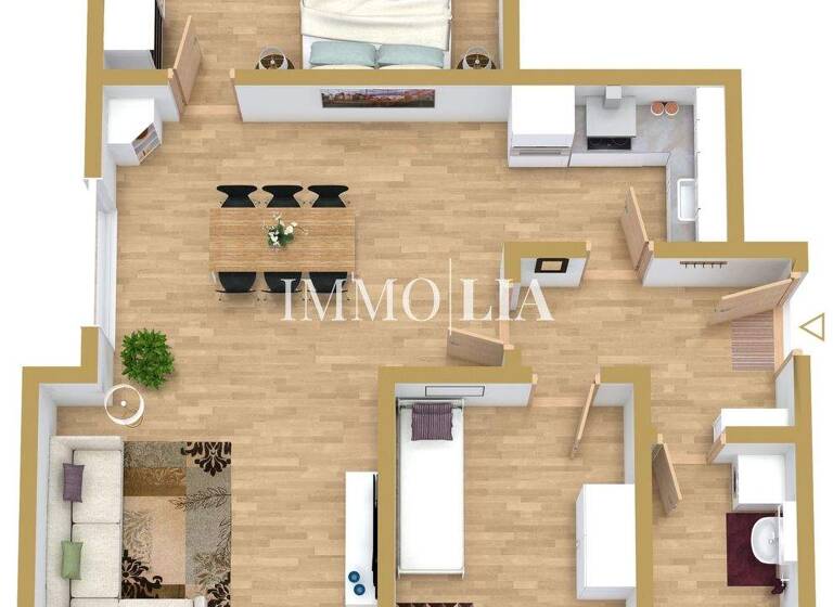 Wohnung zur Miete 698 € 3 Zimmer 75,8 m² 1. Geschoss frei ab 01.04.2026 Suhl 98529