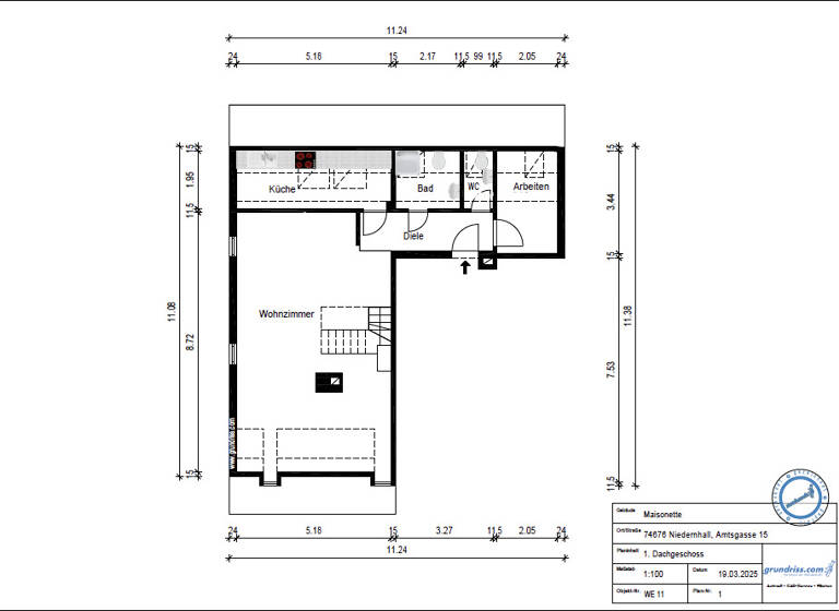 Wohnung zum Kauf 170.000 € 3,5 Zimmer 106,6 m² Niedernhall 74676