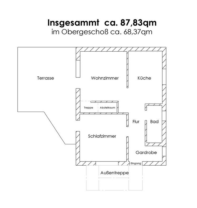 Wohnung zur Miete 700 € 3,5 Zimmer 98 m²<br/>Wohnfläche ab sofort<br/>Verfügbarkeit Bruckstraße Fellbach - Kernstadt Fellbach 70734