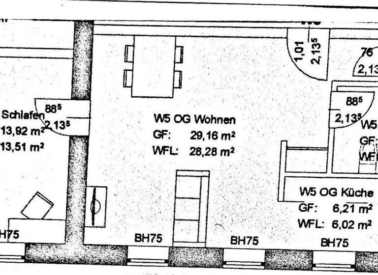 Wohnung zur Miete 525 € 2 Zimmer 55 m² 1. Geschoss Sagard 18551