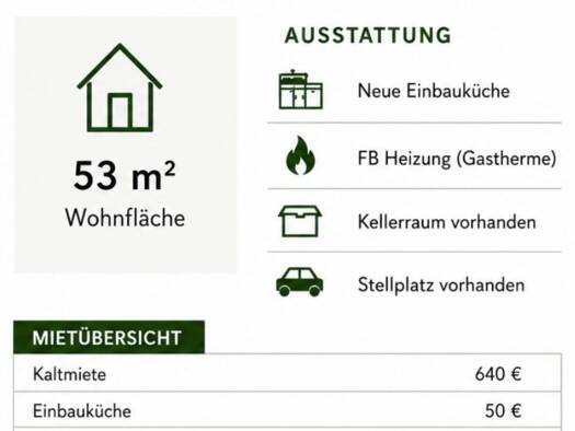 Wohnung zur Miete 720 € 1 Zimmer 53 m² 2 Geschosse frei ab 10.10.2026 Aufheim Senden 89250