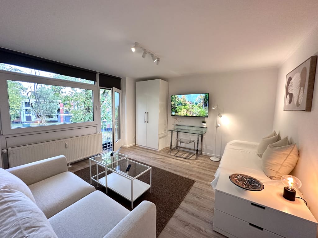 Wohnung zur Miete Wohnen auf Zeit 1.790 € 1 Zimmer 26 m²<br/>Wohnfläche ab sofort<br/>Verfügbarkeit Grelckstraße Lokstedt Hamburg 22529