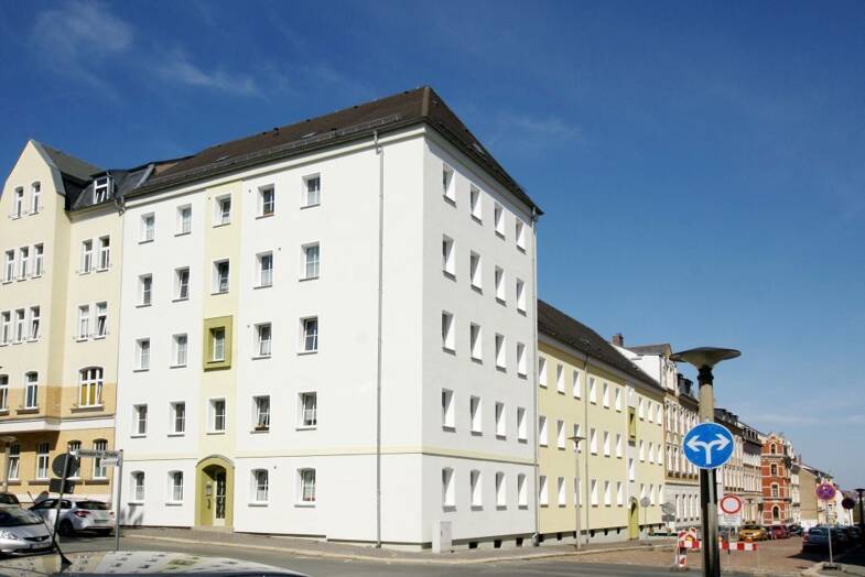 Wohnung zur Miete 235 € 2 Zimmer 48 m² 1. Geschoss Leibnizstraße 20 Südvorstadt Plauen 08527
