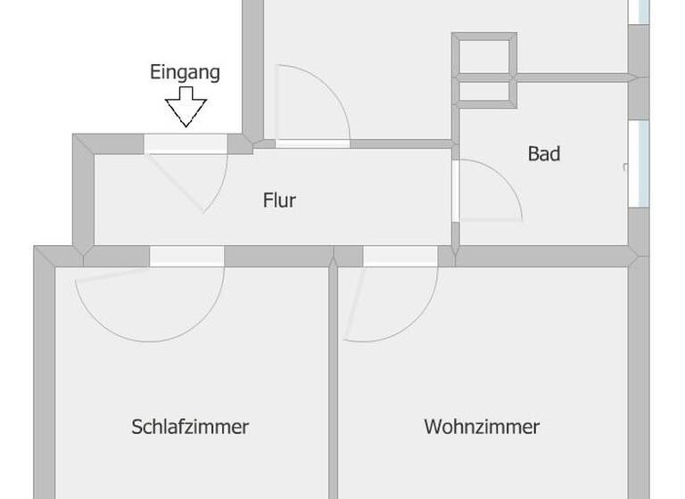 Wohnung zur Miete 480 € 2,5 Zimmer 50 m² EG Röhlinghausen Herne 44651