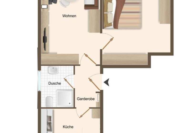 Wohnung zum Kauf 89.000 € 2 Zimmer 41 m² 1. Geschoss Pittersdorf Hummeltal 95503