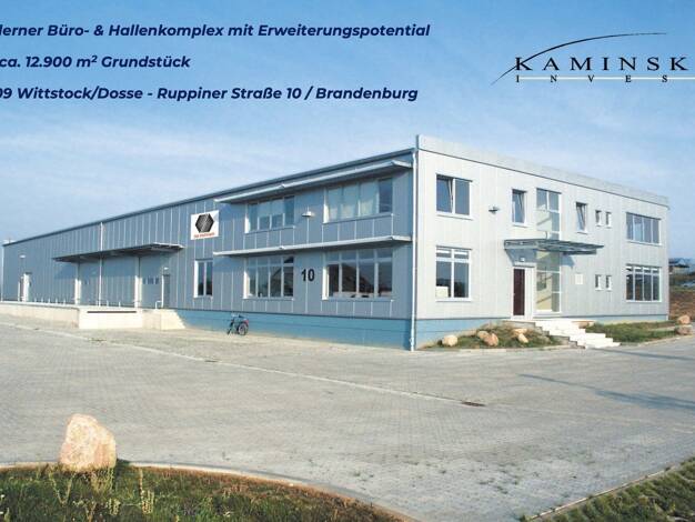 Lagerhalle zum Kauf provisionsfrei 1.080.000 € 940 m² Lagerfläche Ruppiner Straße 10 Wittstock Wittstock/Dosse 16909