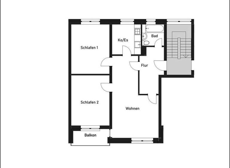 Wohnung zum Kauf provisionsfrei 249.000 € 3 Zimmer 76,2 m² Innenstadt Aschaffenburg 63739
