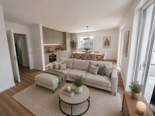 Wohnung zum Kauf - Erstbezug provisionsfrei 344.000 € 3 Zimmer 72,9 m² 2. Geschoss frei ab sofort Hauptstraße 30 Denkendorf 85095