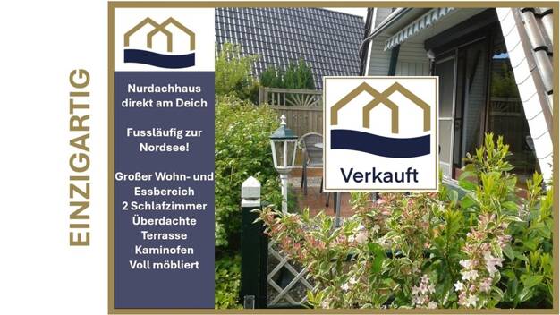 Einfamilienhaus zum Kauf 195.000 € 3 Zimmer 58,8 m² 515 m² Grundstück frei ab sofort Am Yachthafen 15 Fedderwardersiel Butjadingen 26969