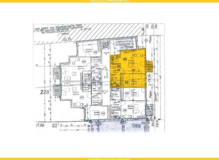 Wohnung zum Kauf als Kapitalanlage geeignet 763.328 € 8 Zimmer 238,5 m² Melbeckstraße 6 Solingen-Mitte Solingen 42655