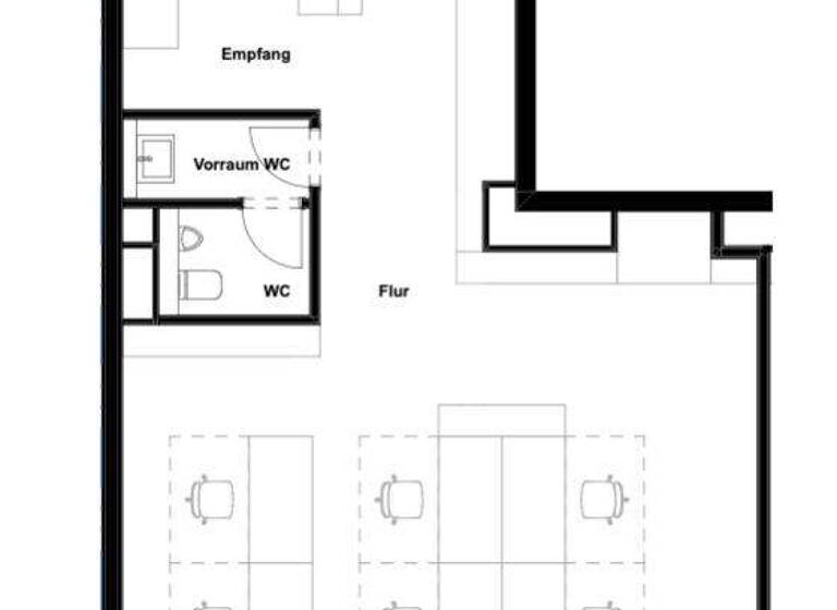 Bürofläche zur Miete - Erstbezug 25 € 77,2 m² Bürofläche Heilbronn 74076
